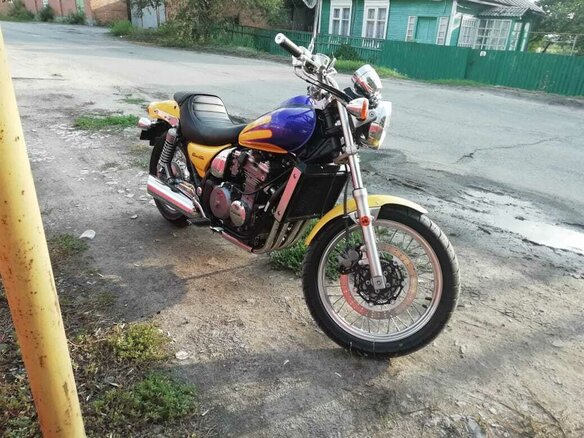 1994 Kawasaki ZL400 Eliminator, жёлтый, 290000 рублей