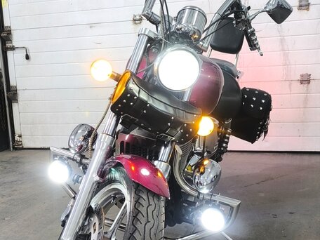 2006 Honda VT 1100, пурпурный, 475000 рублей, вид 2
