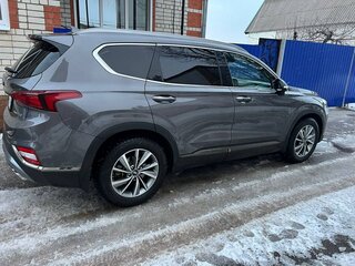 2019 Hyundai Santa Fe IV, серый, 3300000 рублей, вид 5