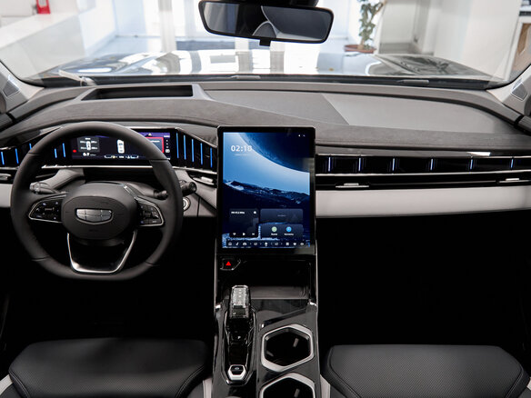 2026 Geely Atlas II, зелёный - вид 15