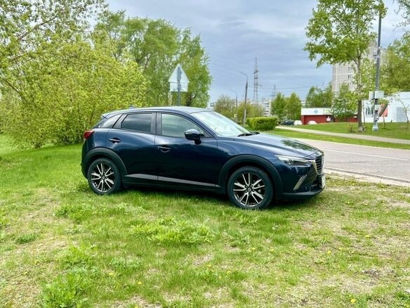 2015 Mazda CX-3 I, синий, 1500000 рублей - вид 6