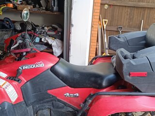 2013 Suzuki KingQuad 750, красный, 950000 рублей, вид 4