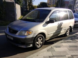 2001 Mazda MPV II (LW), бежевый, 430000 рублей, вид 1