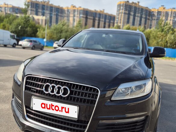 2009 Audi Q7 I (4L), чёрный, 1200000 рублей - вид 1
