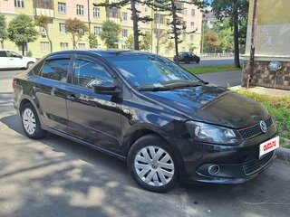 2012 Volkswagen Polo V, чёрный, 520000 рублей, вид 3
