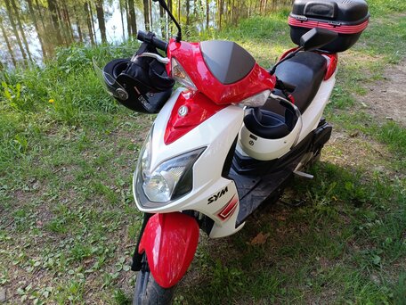 2012 Sym Jet 4 125, белый, 70000 рублей, вид 1