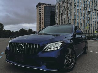 2019 Mercedes-Benz C-Класс 180 IV (W205) Рестайлинг, синий, 2600000 рублей, вид 1