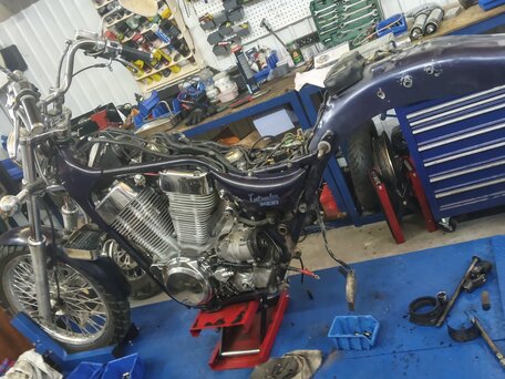 1991 Suzuki Intruder VS 1400, синий, 480000 рублей, вид 5