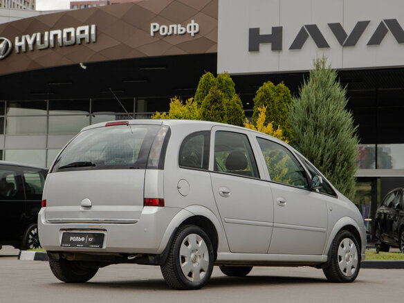 2008 Opel Meriva A Рестайлинг, серебристый - вид 3