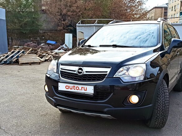 2012 Opel Antara I Рестайлинг, чёрный - вид 2