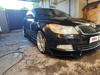 2011 Skoda Octavia II (A5) Рестайлинг, чёрный, 1180000 рублей, вид 2