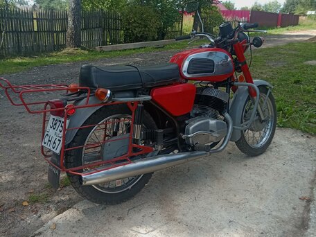 1978 Jawa 350/634, красный, 400000 рублей, вид 3