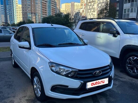 2023 Lada (ВАЗ) Granta I Рестайлинг, белый - вид 2