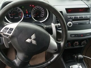 2011 Mitsubishi Lancer X Рестайлинг, синий, 670000 рублей, вид 4