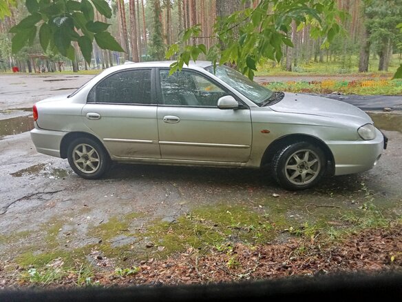 2007 Kia Spectra I Рестайлинг 2, серебристый, 190000 рублей