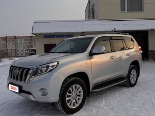 2014 Toyota Land Cruiser Prado 150 Series Рестайлинг 1, серебристый, 3800000 рублей, вид 1