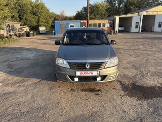 2011 Renault Logan I Рестайлинг, синий, 530000 рублей, вид 2