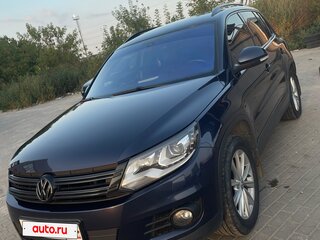 2012 Volkswagen Tiguan I Рестайлинг, синий, 1500000 рублей, вид 3
