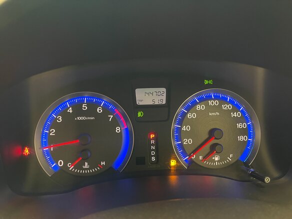 2011 Honda Stream II Рестайлинг, синий, 1400000 рублей - вид 18