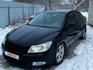 2011 Skoda Octavia II (A5) Рестайлинг, чёрный, 620000 рублей, вид 1