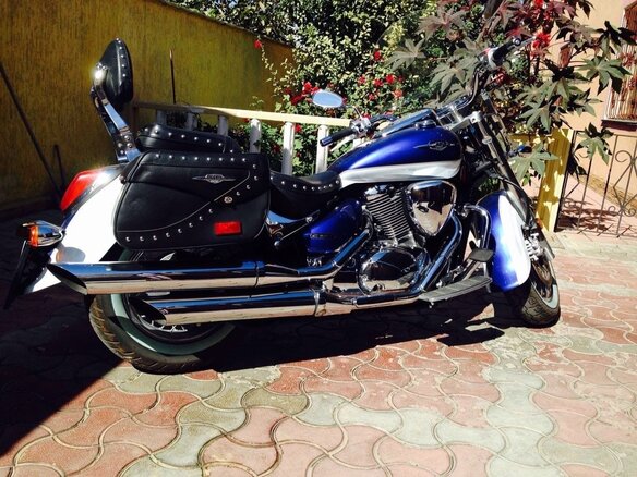 2012 Suzuki Boulevard C50, синий, 1500000 рублей - вид 1