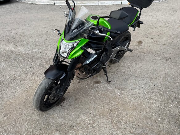 2013 Kawasaki ER-6N, зелёный, 520000 рублей