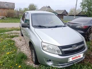 2012 Lada (ВАЗ) Granta I, серебристый, 350000 рублей, вид 1