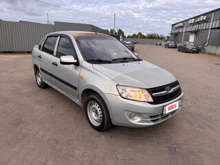2013 Lada (ВАЗ) Granta I, серебристый, 137000 рублей, вид 3
