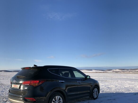 2017 Hyundai Santa Fe III Рестайлинг, чёрный - вид 16