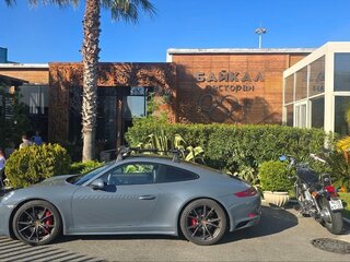 2016 Porsche 911 Carrera 4S VII (991) Рестайлинг, серый, 11100000 рублей, вид 5