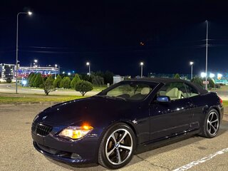 2008 BMW 6 серии 650i II (E63/E64) Рестайлинг, синий, 2500000 рублей, вид 1