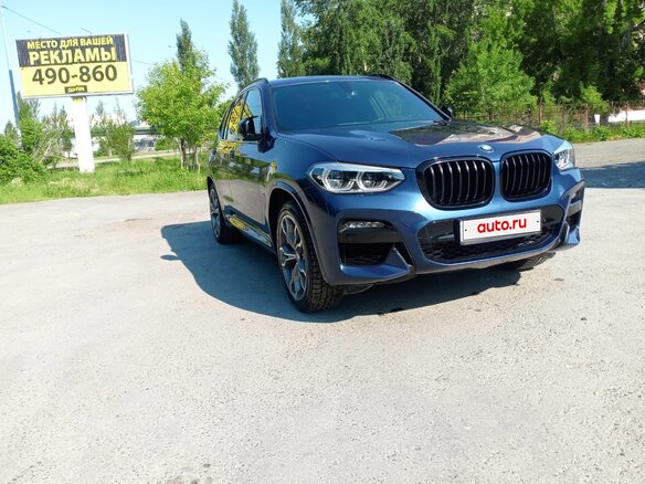 2021 BMW X3 20i xDrive III (G01), синий, 4990000 рублей - вид 2