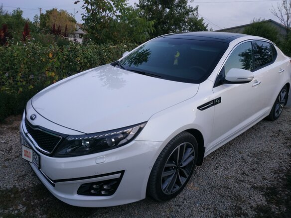2015 Kia Optima III Рестайлинг, белый, 1860000 рублей - вид 3