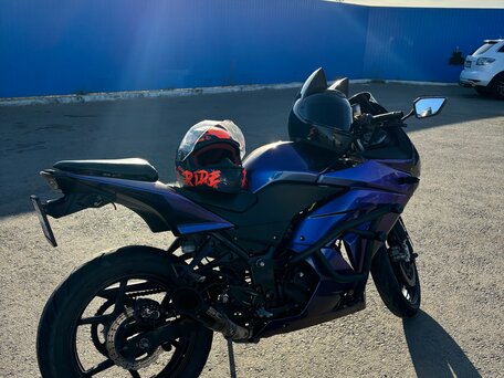 2008 Kawasaki Ninja 250R, фиолетовый, 260000 рублей, вид 4