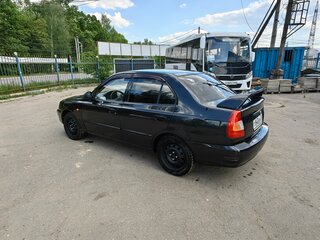 2008 Hyundai Accent ТагАЗ II, чёрный, 400000 рублей, вид 3