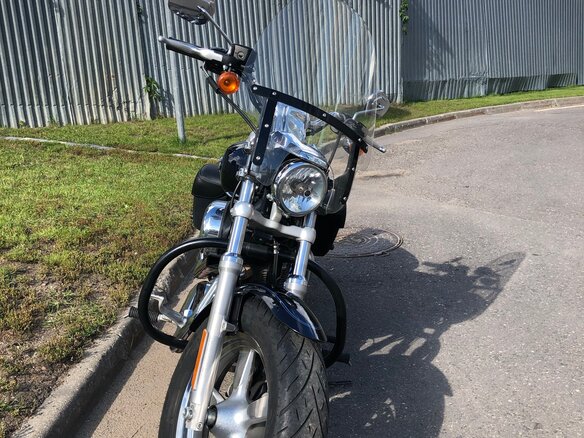 2014 Harley-Davidson Sportster 1200, синий, 860000 рублей - вид 6