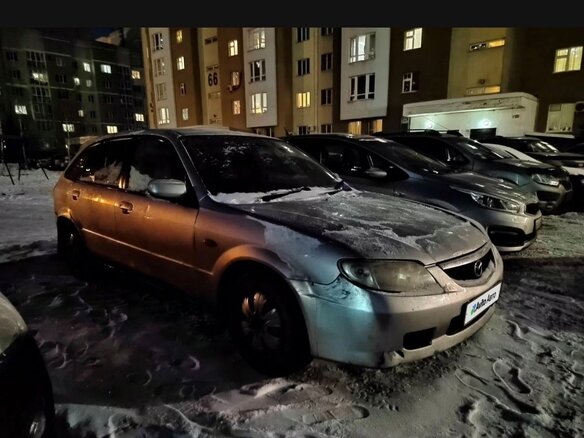 2002 Mazda AZ-Wagon II Рестайлинг, серебристый, 280000 рублей - вид 13