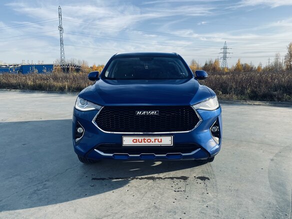 2019 Haval F7 I, синий - вид 1