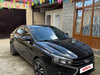 2015 Lada (ВАЗ) Vesta I, чёрный, 750000 рублей, вид 2