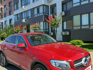 2016 Mercedes-Benz GLC Coupe 250 d I (C253), красный, 3480000 рублей, вид 2