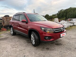 2013 Volkswagen Tiguan I Рестайлинг, красный, 1250000 рублей, вид 3
