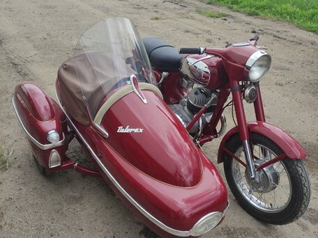 1973 Jawa 350/360, красный, 1200000 рублей, вид 1