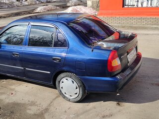 2007 Hyundai Accent ТагАЗ II, синий, 379000 рублей, вид 5