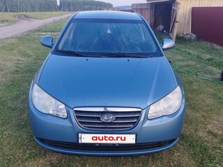 2008 Hyundai Elantra IV (HD), голубой, 570000 рублей, вид 2