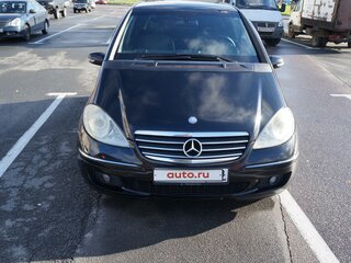 2007 Mercedes-Benz A-Класс 150 II (W169), чёрный, 680000 рублей, вид 4