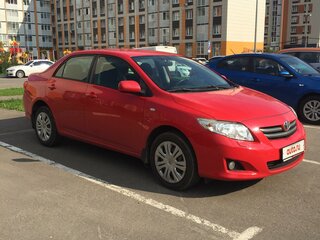 2008 Toyota Corolla AMT X (E140, E150), красный, 900000 рублей, вид 2