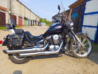 2008 Kawasaki VN900 Vulcan, чёрный, 450000 рублей, вид 3
