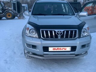 2008 Toyota Land Cruiser Prado 5-speed 120 Series Рестайлинг, серебристый, 1800000 рублей, вид 1