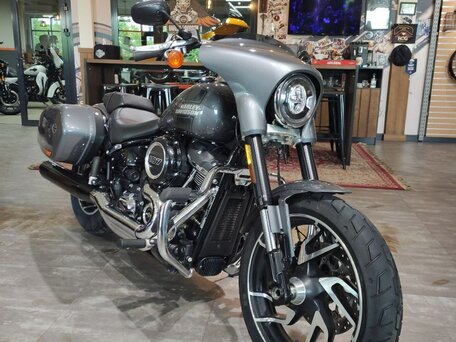 2021 Harley-Davidson Sport Glide, серебристый, 1900000 рублей, вид 3