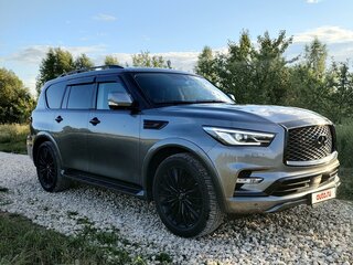 2021 Infiniti QX80 I Рестайлинг 3, серый, 10900000 рублей, вид 4